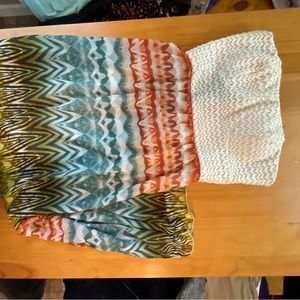 Charlotte Russe strapless dress, large. Summer beach, vacation spring brunch